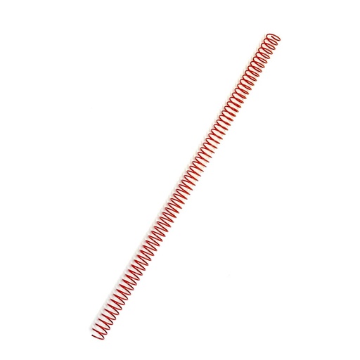 Espiral metálico rojo 12 mm 5:1 (Pack de 10)