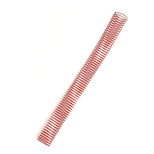 Espiral metálico rojo 32 mm 5:1 (Pack de 10)