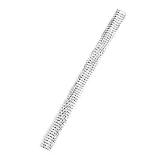 Espiral metálico plata 26 mm 5:1 (Pack de 10)