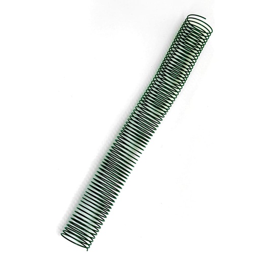 Espiral metálico verde 50 mm 5:1 (Pack de 10)