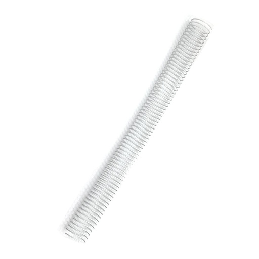 Espiral metálico blanco 32 mm 5:1 (Pack de 10)