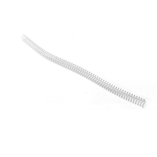 Espiral de plástico transparente 14 mm 5:1 (Pack 10 unidades)