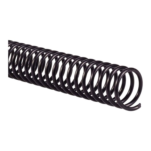 Espiral de plástico negro 23 mm 4:1 (Pack 10 unidades)