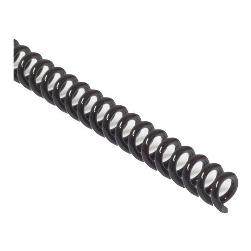 Espiral de plástico negro 8 mm 5:1 (Pack 10 unidades)