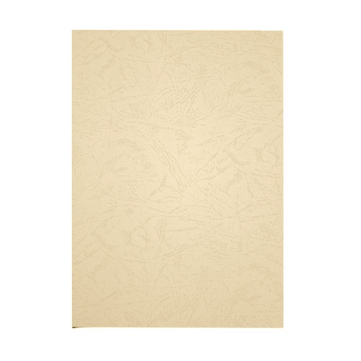 Portada de encuadernación A4 crema de cartulina de 250 g/m² Fixo (Pack de 10)