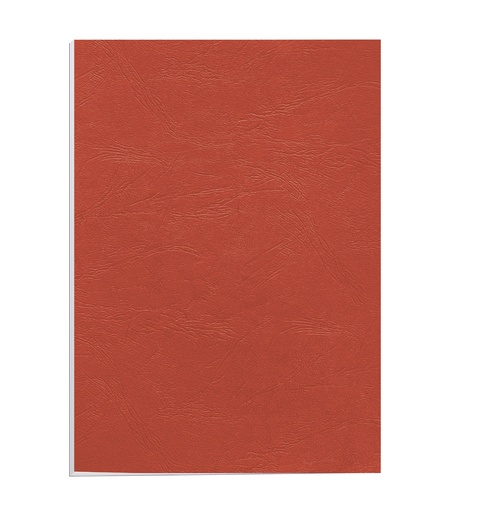 Portada de encuadernación A4 roja de cartulina de 250 g/m² Fellowes (Pack de 10)