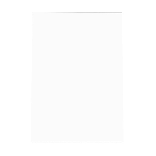 Portada de encuadernación A4 blanca opaca de plástico de 500 micras (Caja de 100)