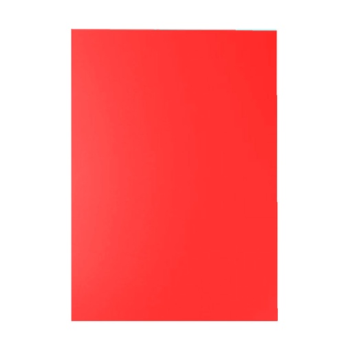 Portada de encuadernación A4 roja opaca de plástico de 180 micras (Caja de 100)