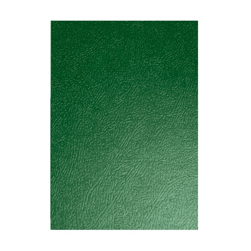 Portada de encuadernación A4 verde de cartón de 500 g/m² (Caja de 50)