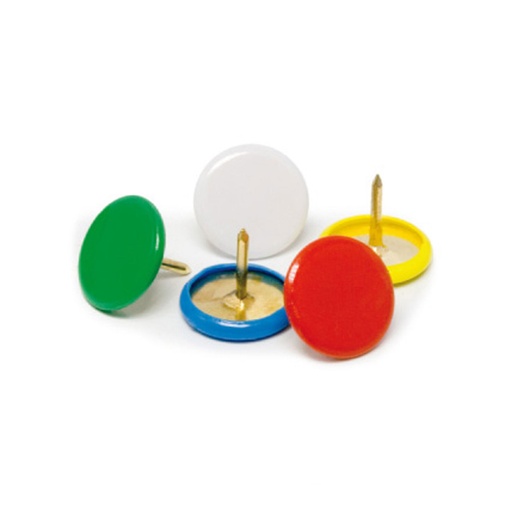 Chinchetas de colores Kores (Caja 50 unidades)