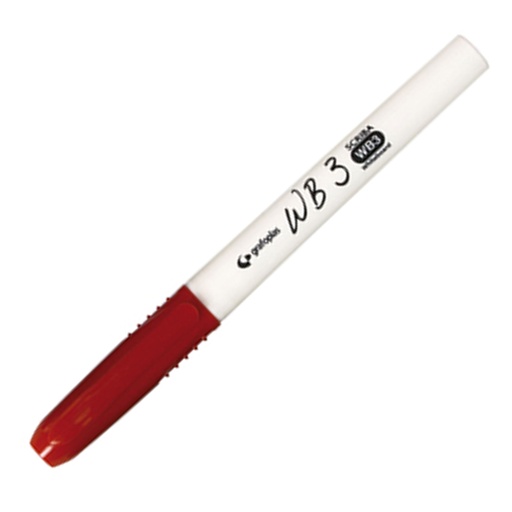 Rotulador para pizarra blanca Scriba WB3 rojo (Caja de 12 unidades)