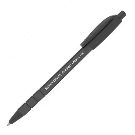 Bolígrafo retráctil Paper Mate ComfortMate M negro 28411
