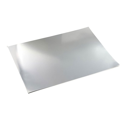 Cartulina metalizada 50 x 65 cm plata 220 g/m² (Unidad)