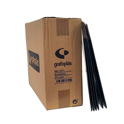 Cajetín para archivador A-Z  Ecoclassic Grafoplás A4 (Caja 25 unidades)