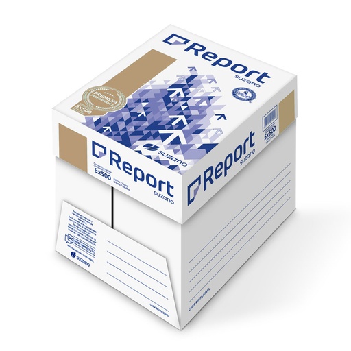 Papel A4 75 g/m² Report (Caja 5 paquetes)
