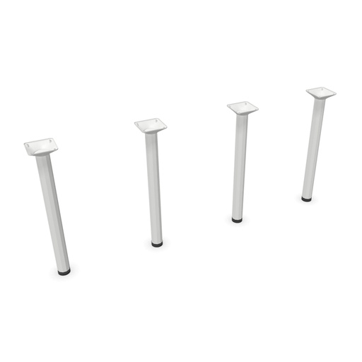 Patas redondas de acero para mesa Cool C300 Express 74 cm (Pack 4 unidades)
