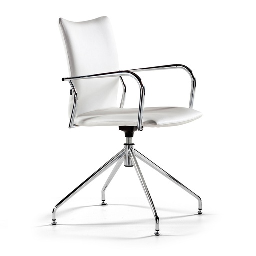 Silla Ikara giratoria tapizada