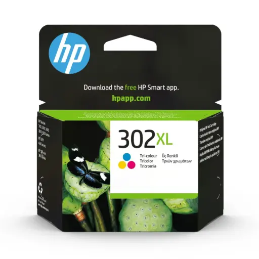 Cartucho de tinta original HP 302 XL color