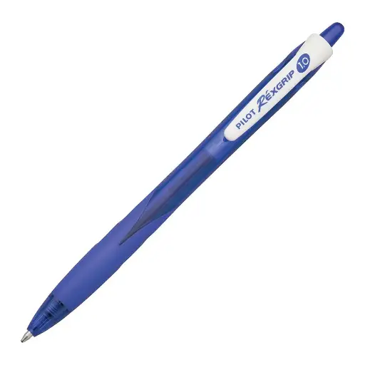 Bolígrafo retráctil Pilot RéxGrip azul