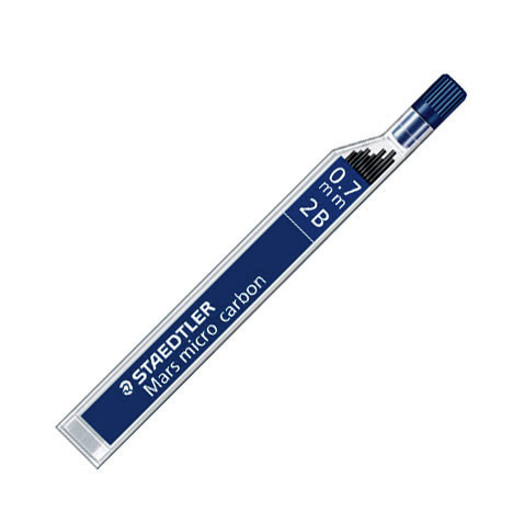 Minas Staedtler Mars Micro Carbon 0.7 2B (Tubo de 12)