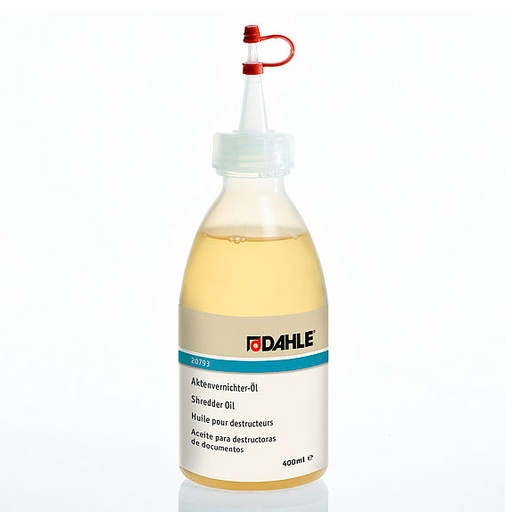 Aceite para destructora Dahle (Botella de 400 ml)