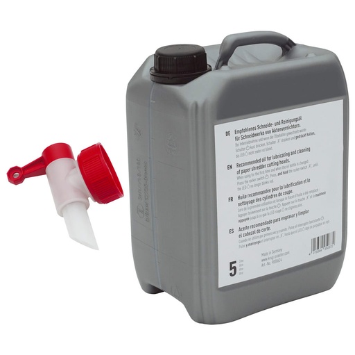 Aceite para destructora Ideal - Garrafa de 5 litros)