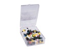 Agujas señalizadoras de copa en colores variados (Caja 100 unidades)