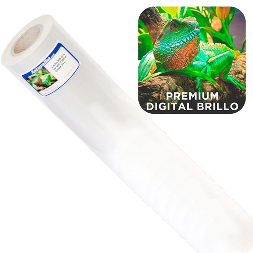 Bobina de plastificar Premium Digital Brillo 24 µ 635 mm x 250 m